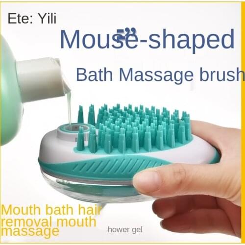 Bathroom Puppy Big Dog Cat Bath Massage Gloves Brush Soft Safety Silicone Pet Accessories for Dogs Cats Tools Mascotas Products