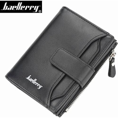 Baellerry High Quality Leather Men Wallets Card holder Business Male Short Clutch Coin Pocket Multi-function Money Purse cartera