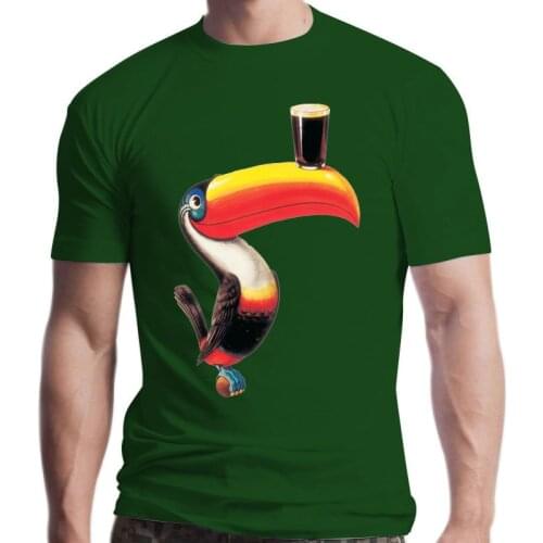 New Guinness Toucan T Shirt 100% Pure Cotton Big Size Lovely Day For A Guinness My Goodness My Guiness Vintage Rare Ad Advertism