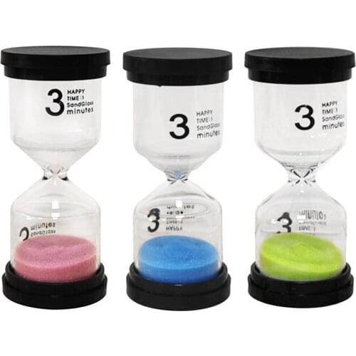 3 Minutes Sand Watch Hourglass Sandglass Sand Cook Clock Children Gift Sand Timer Household Decoration