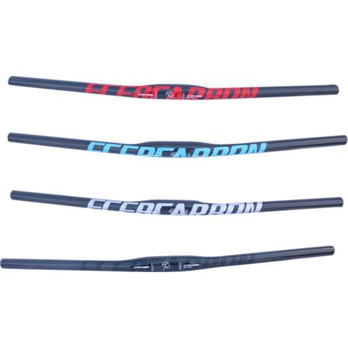 Carbon handlebar red blue black sliver Mountain Bike Carbon Bicycle Handlebar Flat Handle Bar MTB Handlebars 740/760