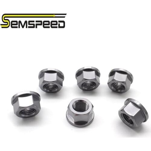 Rear Sprocket Wheel Axle Nuts Screw Nut Hex Nut M10*1.25 Sprocket Nuts CB650R CBR650R CB650F CBR650F CBR1000RR CBR150 125 250