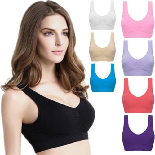 Plus Size Bras For Women Seamless Bra With Pads Big Size Bralette Push Up Brassiere Bra Vest Wireless