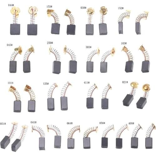 2Pcs Electric Drill Carbon Brush Spare Part For DEWALT BOSCH MAKITA ElectricTool S16 20 Dropshipping