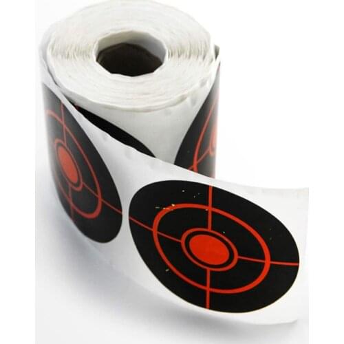 Splatter Target Paper Stickers 100/250pcs/Roll 7.5cm Shooting Target Paper Archery Accessories for Outdoor/Indoor