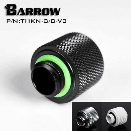 Barrow water cooling fittings THKN-3/8-V3, 3/8"ID*5/8"OD 10x16mm Soft Tube Fittings, G1/4" Fittings For Soft Tubes