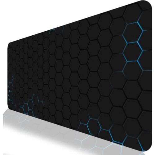 900x400 Grid Gaming Large Mousepad Pure Mouse Pad Gamer Rubber Laptop Desk Mat Lock Edge For Computer Gaming Mouse Mat