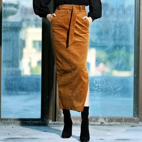 Юбки-карандаши с разрезом COSYPOP BOX China At AliExpress