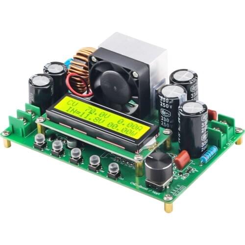 DPX800S DC-DC NC CV CC Booster Module CNC Boost 12V~120V 0-15A Adjustable MPPT