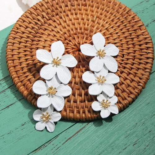 Серьги с камнями JJFOUCS China At AliExpress