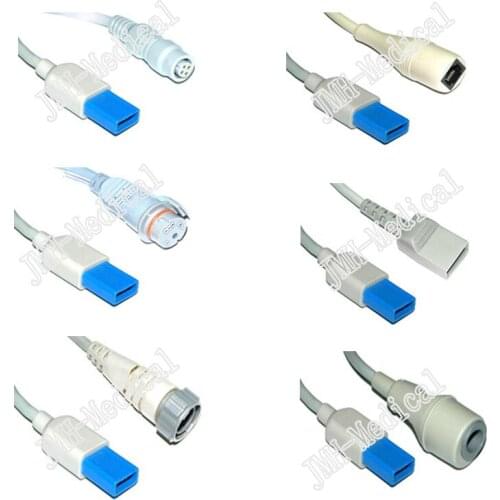 Compatible with Lohmeier M010 the Abbott/Utah/Edward/BD/Medix/HP IBP transducer Adapter cable