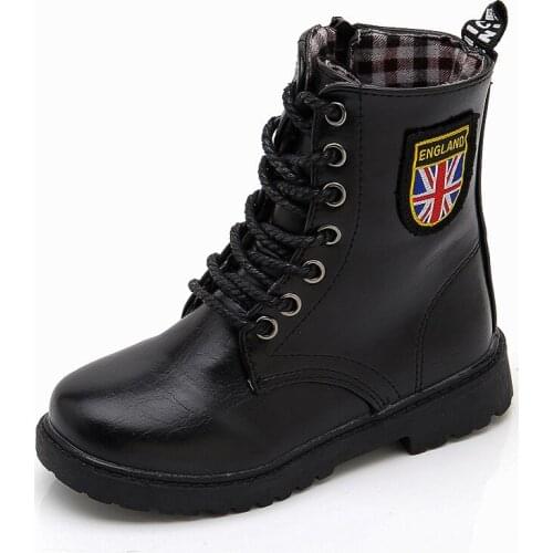 Family Matching Boots for Kids & Moms Fashion Vintage Classic Boots Zipper Size 27-42 Martin Boots for Boys Girls Autumn Winter