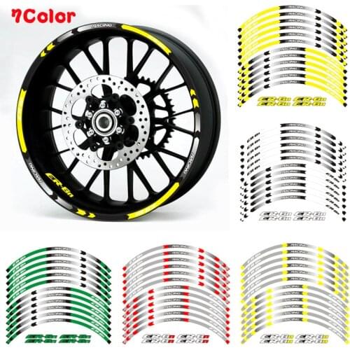 Hot sell Motorcycle High Quality 3M Adhesive Wheel Decal Reflective Stickers Rim Stapes For Kawasaki ER-6N ER6N New 7 Colors