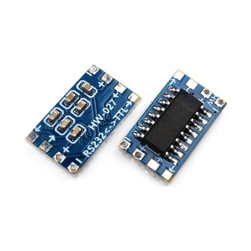 10PCS Mini RS232 MAX3232 Level to TTL Level Board 115200bps Converter Adaptor Module new