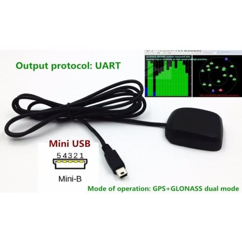 STOTON GNSS series supports GPS GLONASS dual mode operation Mini USB GNSS receiver module