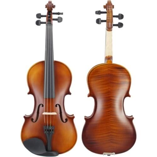 Cheaper Acoustic Violin handcraft Natural Violino With Case Mute Bow High-Grade Manual Oil-Based Paint Pattern 4/4 3/4 Fiddle