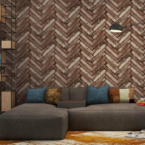 Retro Faux Wood Grain Peel And Stick Wallpaper Wood Plank Wallpaper Roll Removable Vinyl Wall Covering For Restaur