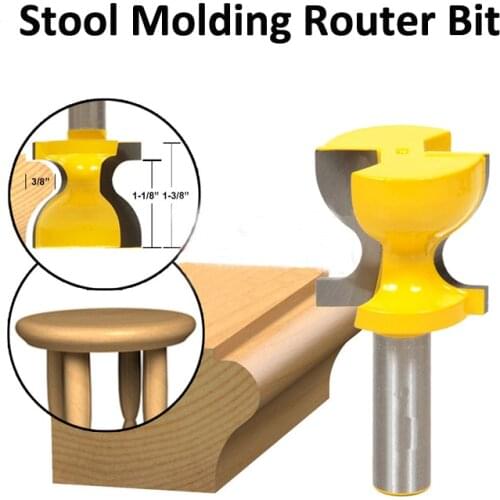 Windowsill / Stool Molding Router Bit /DRAWER PULL BITS Woodworking Tenon Milling Cutter Tool