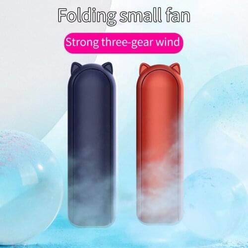 Handheld Fan Mini Fans Ventilador USB Rechargeable Fan 1500mAh Silent Small Fan For Home Ventilador Summer Cool Supplies
