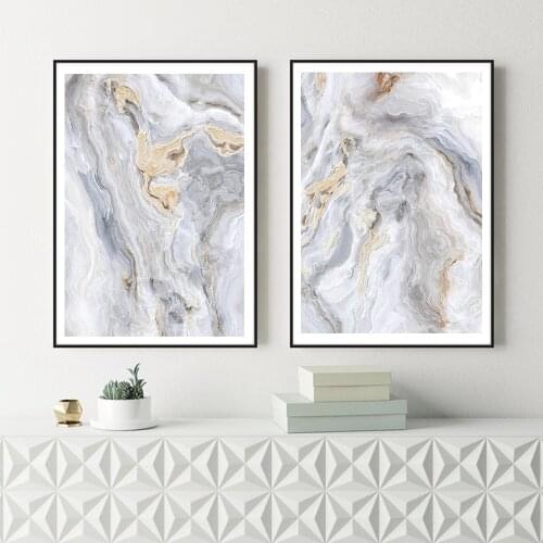 Gray Marble Poster Nordic Wall Art Agate Canvas Posters and Prints Painting Pictures For Living Room Modern Home Decoration