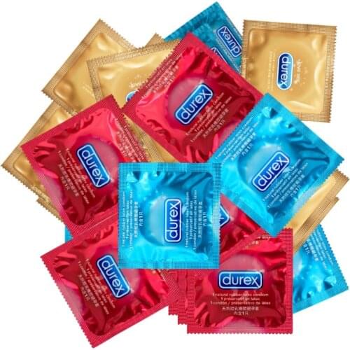 Durex Condom Mixed 96/64/32 Pcs Box Pleasure Sexy Safe Contraception More Than 4 Types Condom For Male