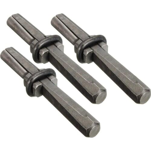 SHGO HOT-3 Set Stone Splitter 9/16in Metal Plug Wedges and Feathers Shims Concrete Rock Splitters Hand Tool