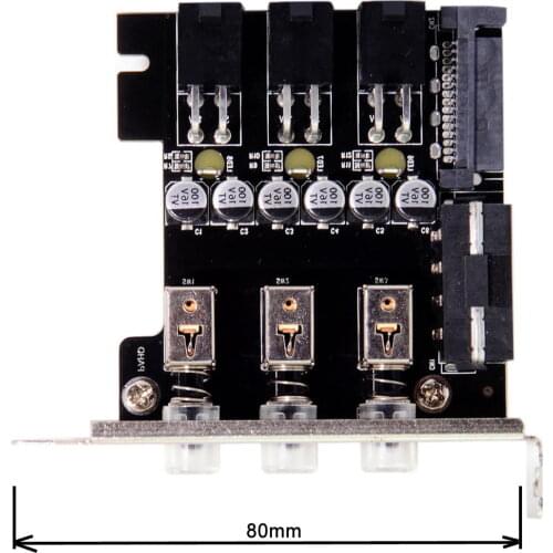 Chenyang 3 Ports Hard Disk Control System Intelligent Control Management System HDD SSD Power Switch with Low Profile Bracket