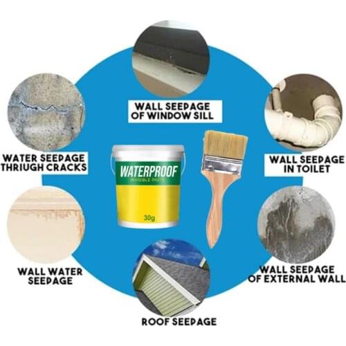 Super Waterproof Glue Invisible Pasteable Water-based Anti-leakage Agent Super Strong Sealant Tile Trapping Leak-proof Glue