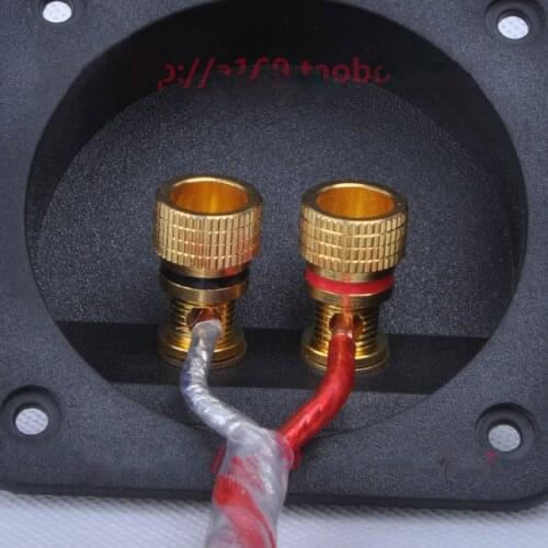 2pcs/lot 202B high quality pure copper wire box junction box two acoustic junction box high-end speakers