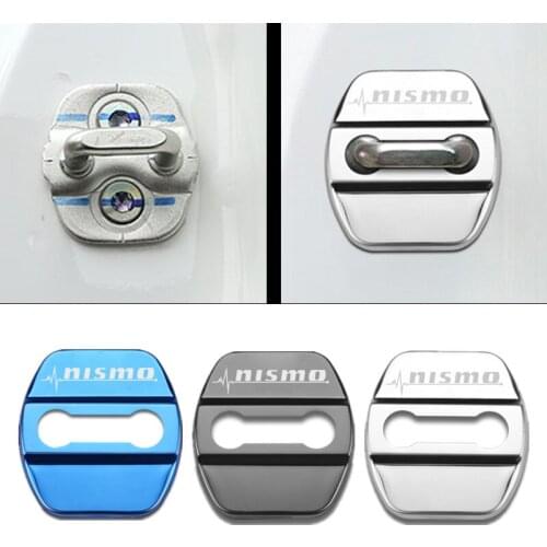 Car-Styling Emblems Stickers Case For Nissan Nismo X-trail Almera Qashqai Tiida Teana Skyline Juke 4PCS
