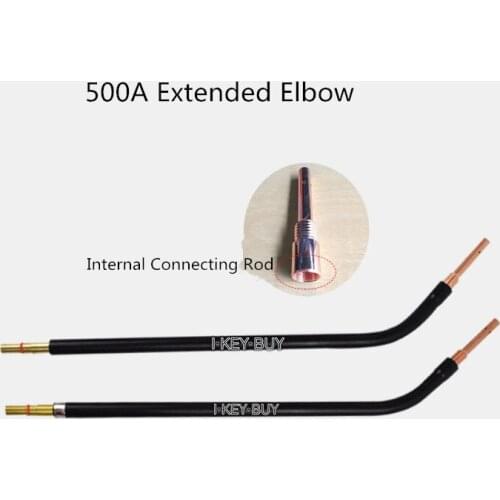 CO2 Gas Shielded Welding Torch Accessories Elbow Panasonic 500A Extended Elbow Gooseneck Straight Barrel