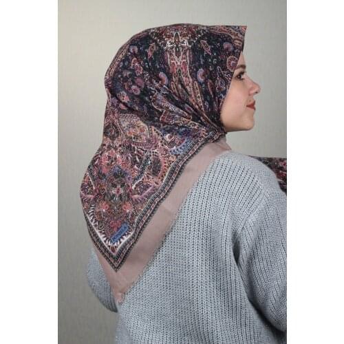 BONJELA PATTERNED COTON SCARF-DESEN-51-RENK-09
