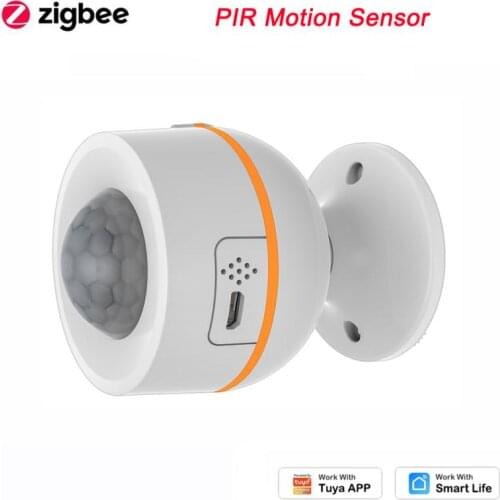 Tuya ZigBee PIR Motion Sensor Built-in Temperature Humidity Detection Sensor APP Smart Life Smart Home Control Alexa Google Home