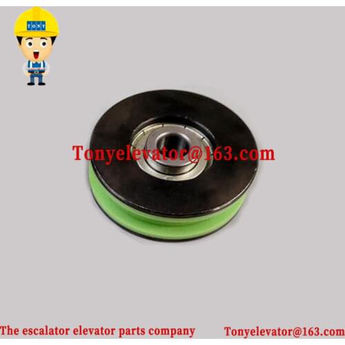FAA456X1 FAA5394A5 Elevator Door Hanger Roller WO Axle 56X16mm green iron