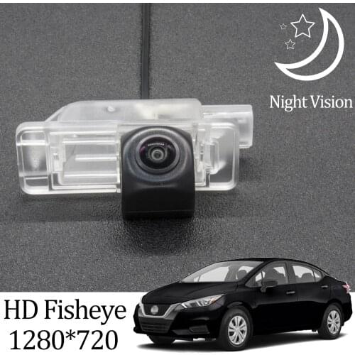 Owtosin HD 1280*720 Fisheye Rear View Camera For Nissan Almera/Versa/Sunny N18 2019 2020 Car Vehicle Parking Accessories