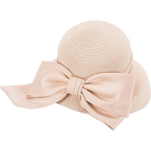 Lawliet Elegant Womens Downtown Abbey Vintage Style 100% Straw Church Wedding Wide Brim Hat T416