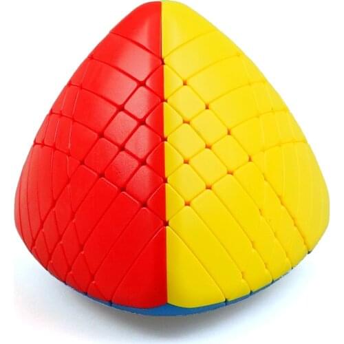 Shengshou Mastermorphix No Stickers Cube 6x6 Rice Dumpling Stickerless Magic Cube Puzzle Toy Colorful Multicolor 6x6x6
