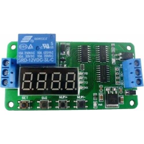 DC 5V 12V 24V Multifunction Delay Relay Time Switch Turn on/off PLC