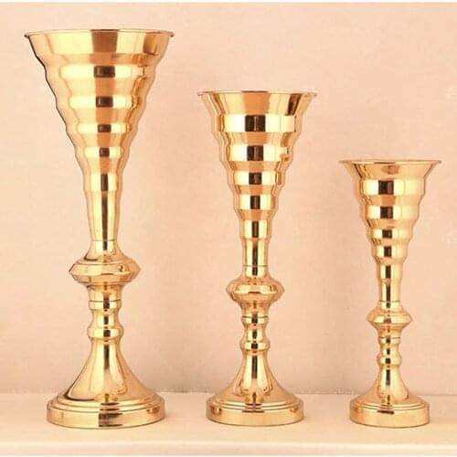 Table Candle Holder Plating Crystal Candlestick Geometric Romantic Candle Holders for Wedding Dinner Decoration Rose Lead ZZT036