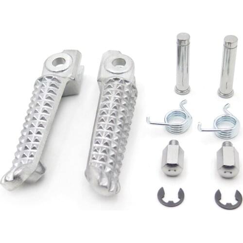 Aftermarket free shipping motorcycle parts Motor Front Foot Pegs Footrest Fit For Yamaha YZF-R1 YZF-R6 YZF R6 R1 1999-2011