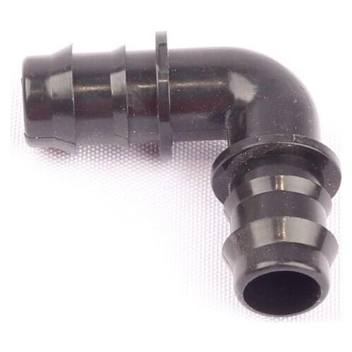 100pcs Durable DN20 PE Barbed Equal Elbow Connector Farm Agricultural Irrigation System 20PE Water Pipe Barb Connector