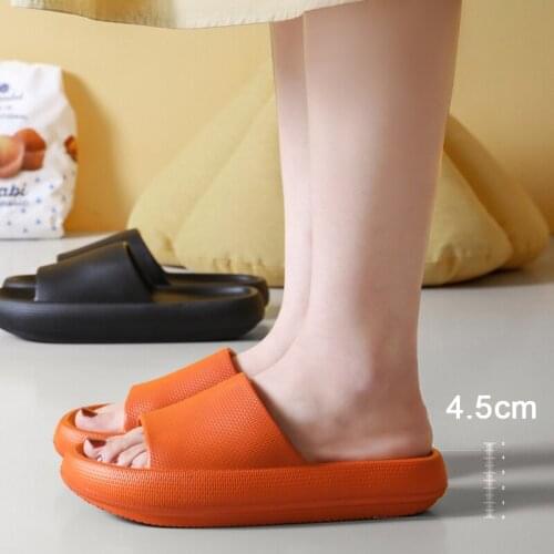2021 Women Men Summer Fashion Slippers Slide Sandals Beach High Heels Shower Thick Soft Sole Ladies Boys Girls Bathroom Shoes