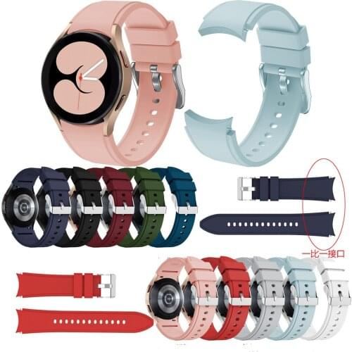 For Samsung galaxy watch4 44mm Smart Bracelet Band Sport Silicone Wrist Strap for Samsung galaxy Watch4 classic 46mm Watchband