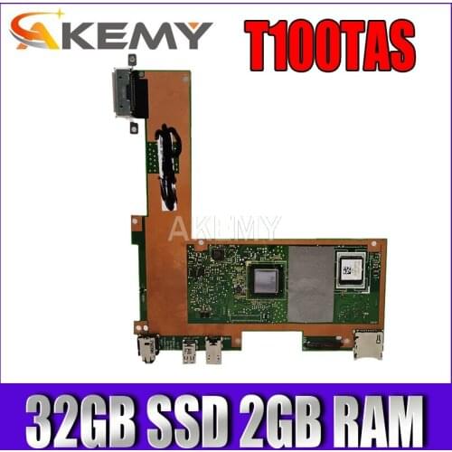 T100TAS motherboard 32GB SSD 2GB RAM T100TAS Mainboard For Asus T100TAS Laptop motherboard T100TAS notebook motherboard Tested