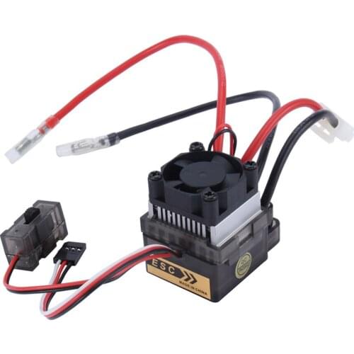 Oversea High Voltage Brush ESC Speed Controller For 1/10 RC Car Truck Boat 320A 7.2V-16V