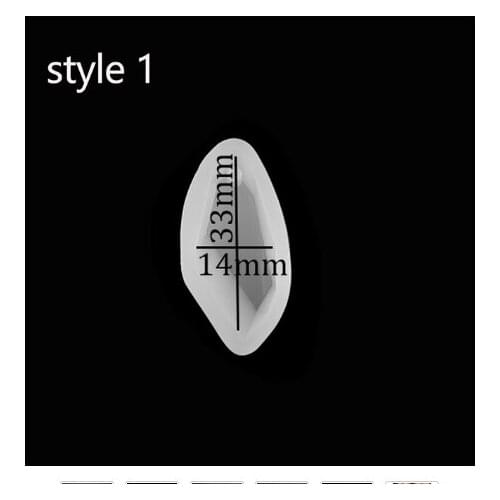 1pcs Crystal Stone Gem Silicone Molds Earrings Necklace Pendant Epoxy Resin Mould For Diy Jewelry Making Findings Tools Supplies