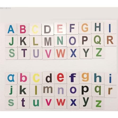 26PCS Alphabet Magnet Uppercase Lowercase Magnetic Letter Educational Magnet