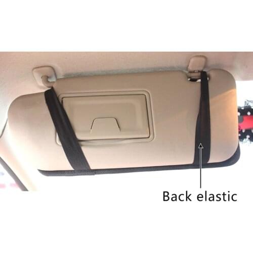Car Sun Visor CD Organizer Holder Portable Sunshade Disc CD Case Media Storage easy to pick up the CD when driving