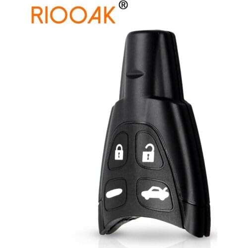 Car Styling Case smart Key Shell 4 Button Keyless Entry 4 Buttons Remote Keys Shell For SAAB 93 95 9-3 9-5 WF