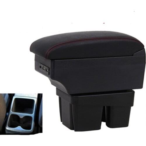 For VW Volkswagen Golf 7 armrest box USB Charging interface heighten central Store content box accessories parts